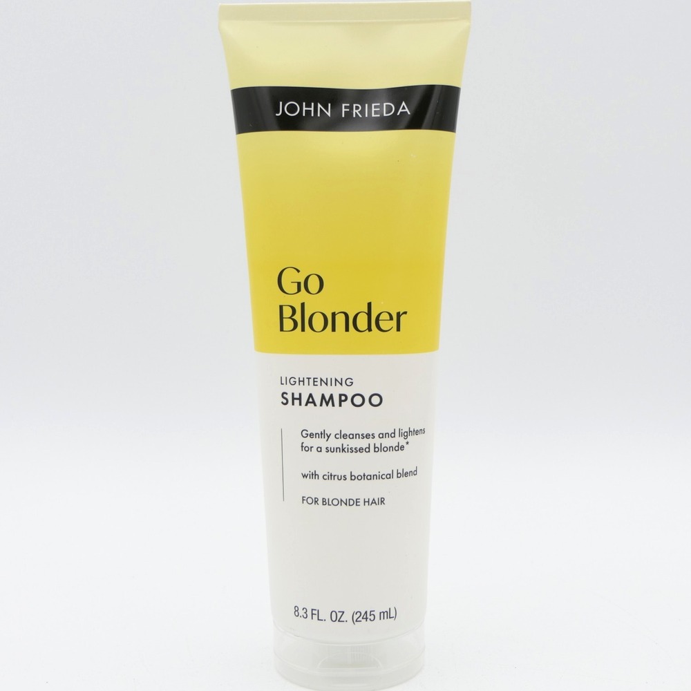 John Frieda Go Blonder Lightening Shampoo For Blonde Hair 8.3 oz Gently Cleanses